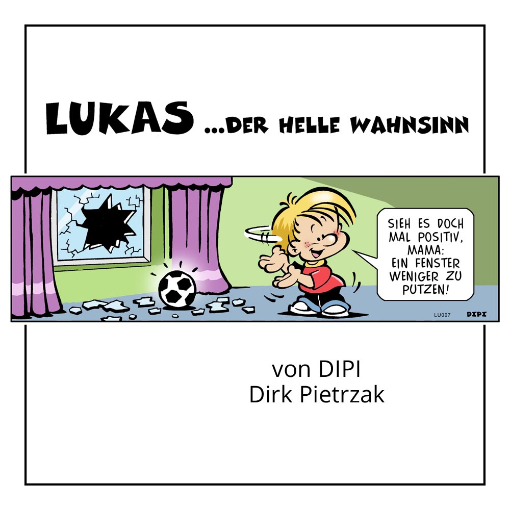 Comic Lukas der helle Wahnsinn Comic von DIPI Dirk Pietzrak bei der Rätselschmiede
