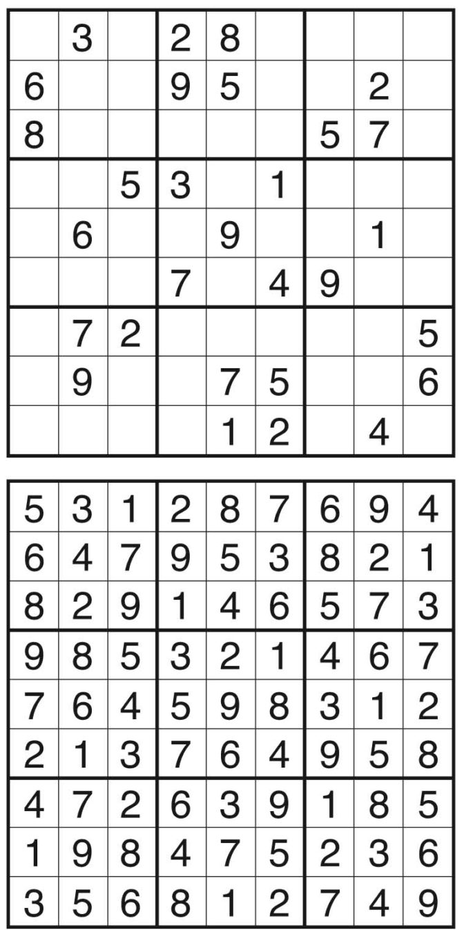 Sudoku - Rätsel für Ihre Publikation von der Rätselschmiede